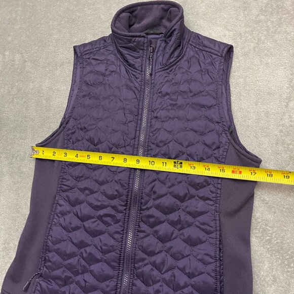 LL Bean Thinsulate Quilted Full Zip Vest Size Women’s Small Puffer - Picture 3 of 7